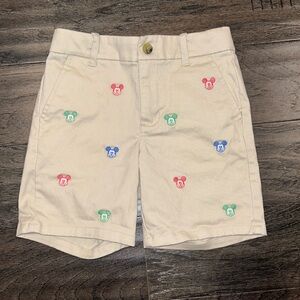 Janie and Jack Disney/Mickey Mouse boys shorts, size 6